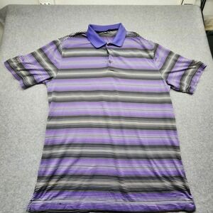 Nike Polo Shirt Golf Men's XL Tour Performance Striped Short Sleeve Hombre Golf